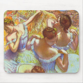Dançarinos azuis por Edgar Degas Mousepad