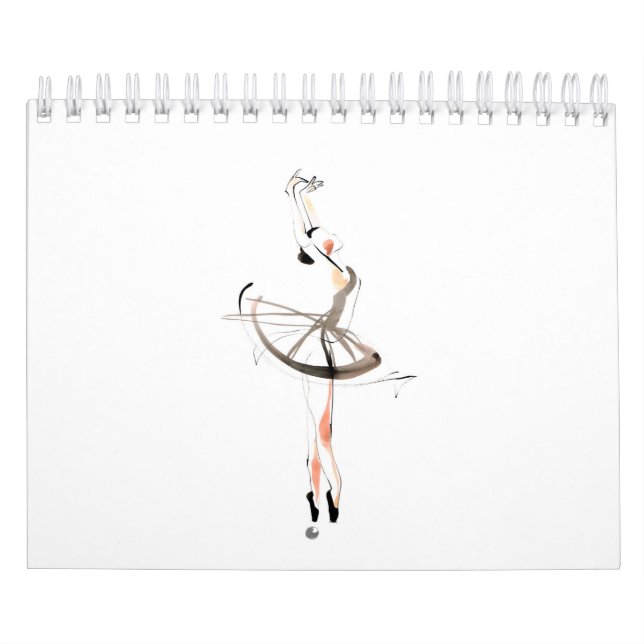 Dançarinos Ballerinas Desenham Calendário (Capa)