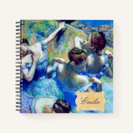 Dançarinos em azul por Degas Sketchbook