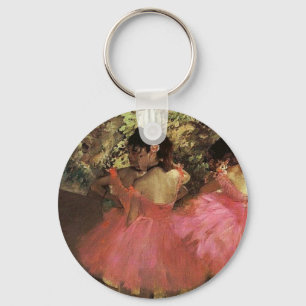 Dançarinos no rosa pelo chaveiro de Edgar Degas