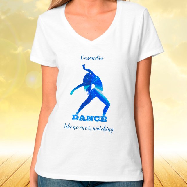 Dance Abstrato T-Shirt (Criador carregado)