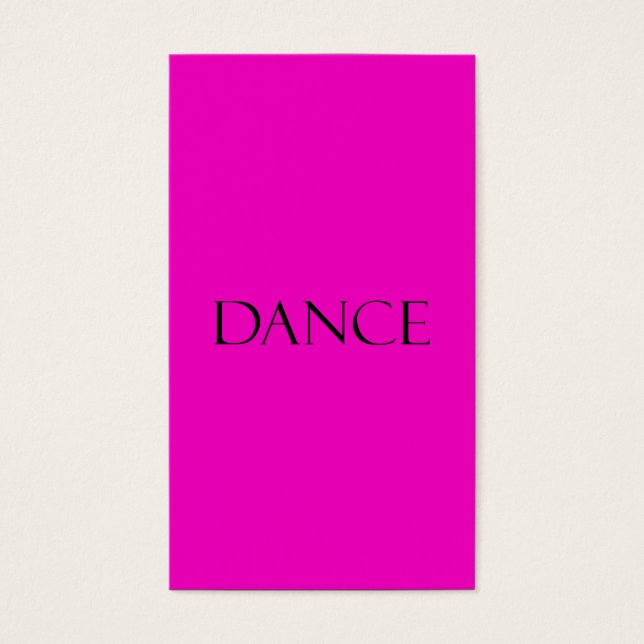 Dance cita citação de dança Inspirativa rosa-quent (Frente)