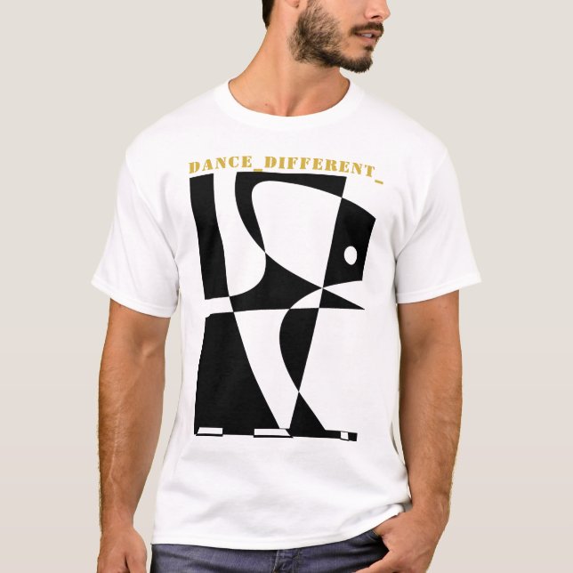 DANCE_DIFFERENT_ T - Camisa branca (Frente)