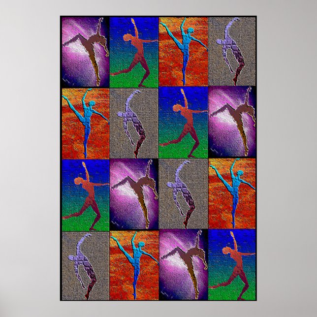 Dance Framed Impressão (Frente)