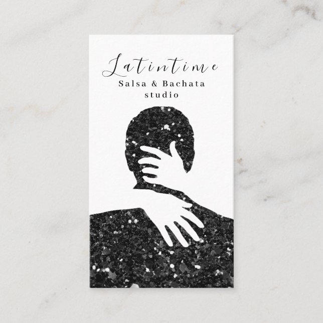 Dance Instrutor Ballroom Salsa Cartão de visita (Frente)
