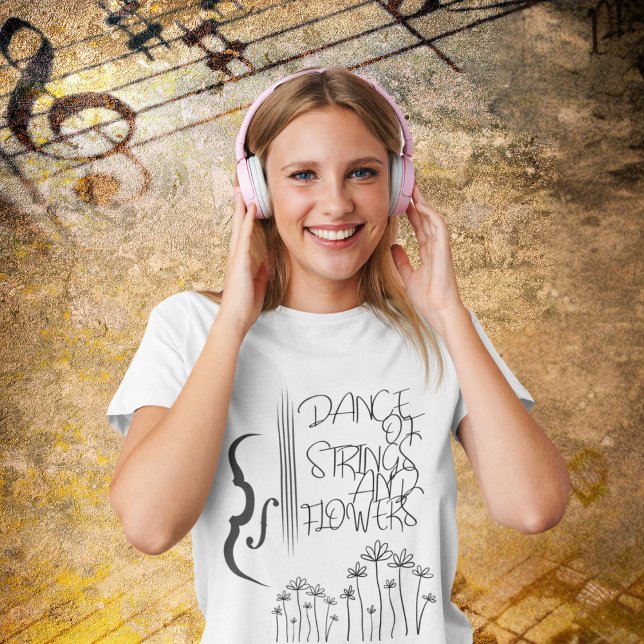 Dance of Strings and Flowers T-Shirt (Criador carregado)