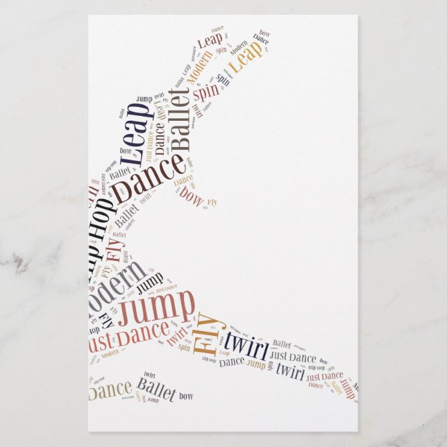 Dance Word Cloud (Frente)