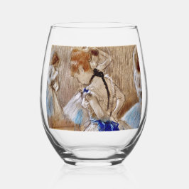 Dancer de Degas com Conjunto de Drinkware Azul