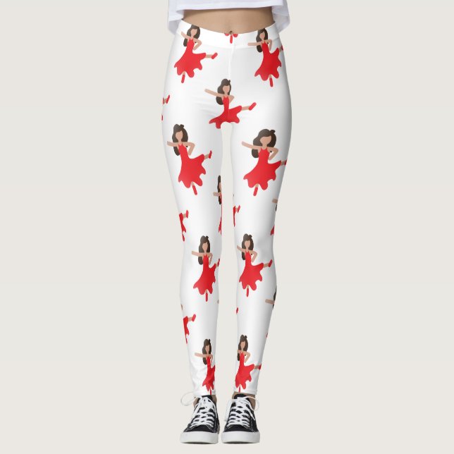 Dancer emoji leggings (Frente)