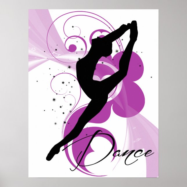 Dancer Silhouette Poster (Frente)