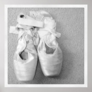 Dancers En Pointe Fotografia Poster