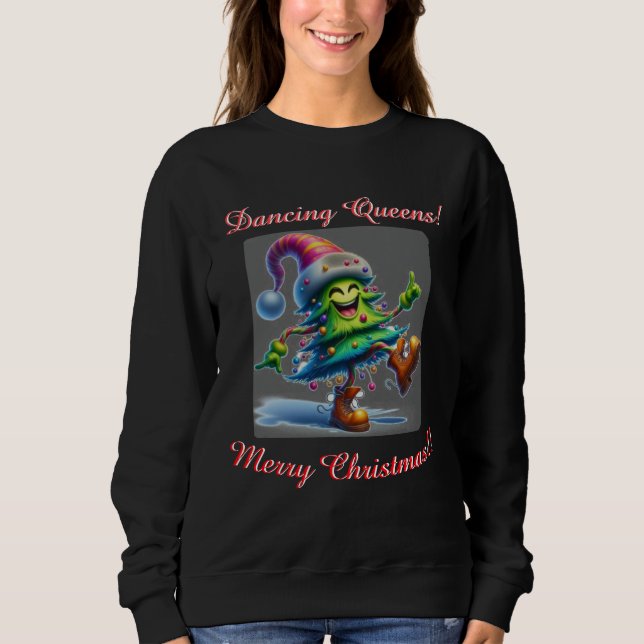 Dancing Queens Designer Christmas T-Shirt (Frente)