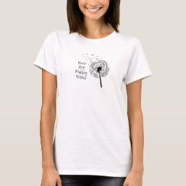 Dandelion deseja Camiseta Design