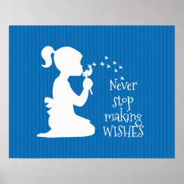 Dandelion Deseja Design Poster