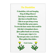 Dandelion, Poema Fofo