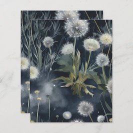 Dandelion Scrapbook Paper