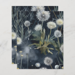 Dandelion Scrapbook Paper