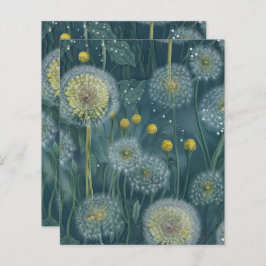 Dandelion Scrapbook Paper