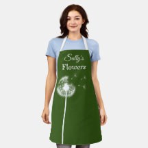 Dandelion Verde Escuro Apron