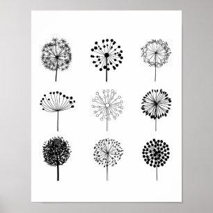 Dandelions Art Impressão