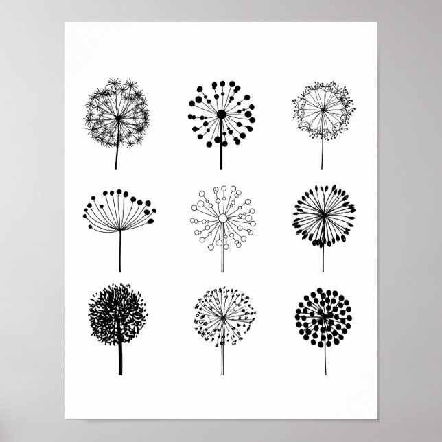 Dandelions Art Impressão (Frente)
