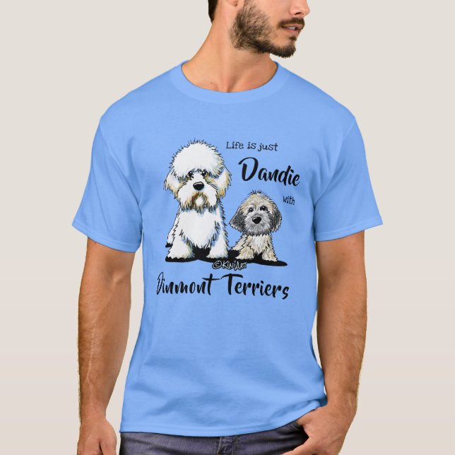 Dandie Dinmont Terriers T-Shirt (Frente)