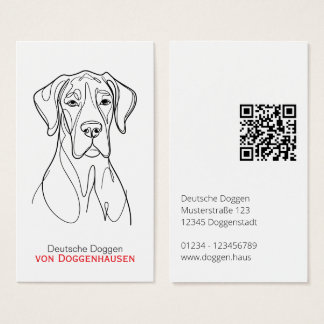 Dane Dinamarquês Abstrato Personalizado