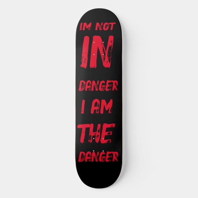 Danger Skateboard (Frente)