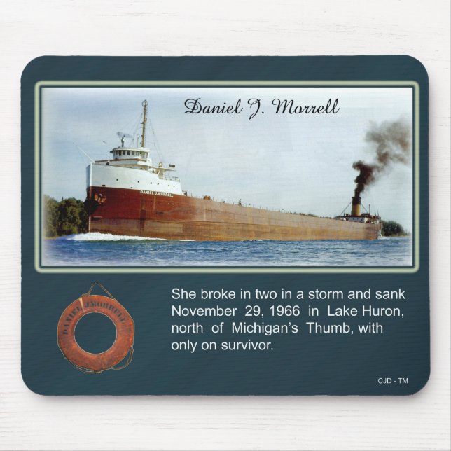 Daniel J. Morrell naufragou mousepad (Frente)