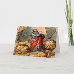 Daniel no cartão de saudação do leão 2