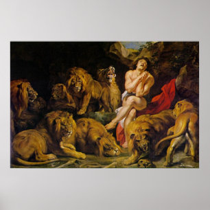 Daniel no impressão das canvas do antro do leão