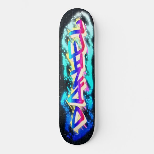 DANIEL Skateboard Personalizado Grafite (Frente)