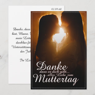 Danke, dass es dich gibt - Muttertag