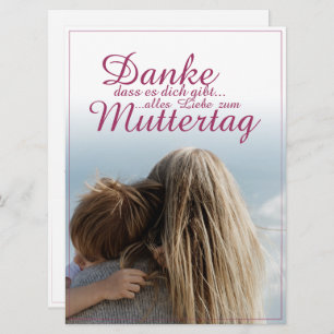 Danke, dass es dich gibt, Muttertag, Mutter & Kind