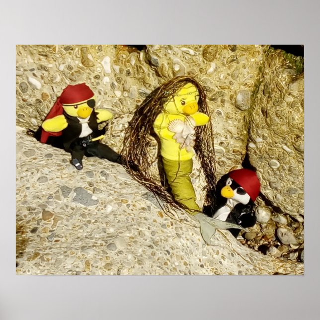 Danni, a Sereia e o Poster Pirates (Frente)