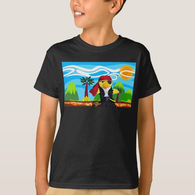 Danny Duck o T-Shirt Pirata (Frente)