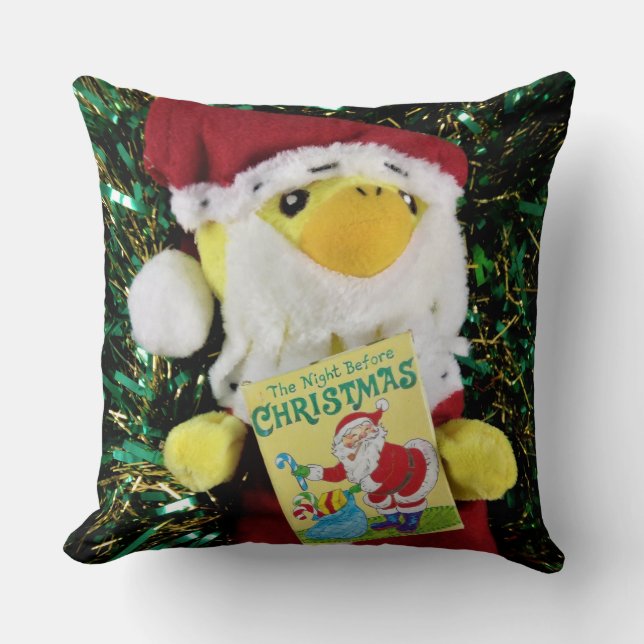 Danny Duck Papai Noel Almofada de Natal (Frente)