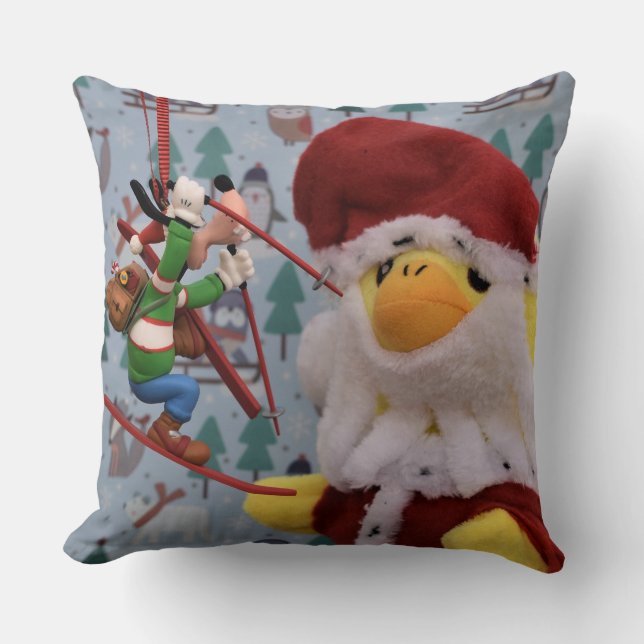 Danny Duck Papai Noel Almofada de Natal (Frente)