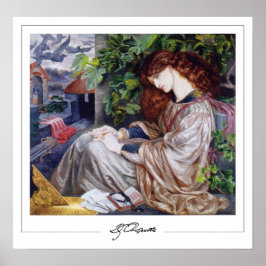Dante Gabriel Rossetti Zedign Art Poster nº 1