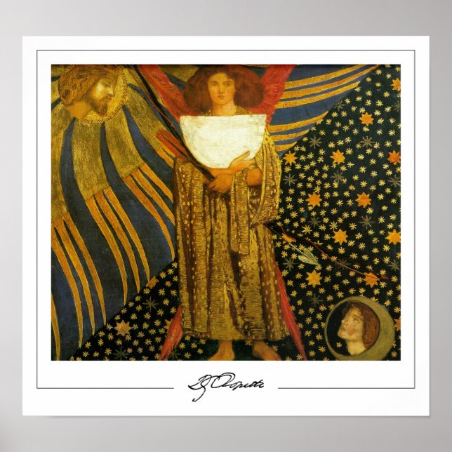 Dante Gabriel Rossetti Zedign Art Poster nº 125 (Frente)