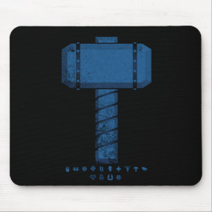 DAoC Midgard e emblemas Mousepad da classe