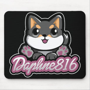 Daphne 816 Mousepad - preto