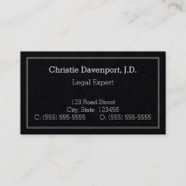 Dapper, Cartão de visita conservador