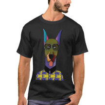 "Dapper Doggo Drip" Camiseta Color Pop