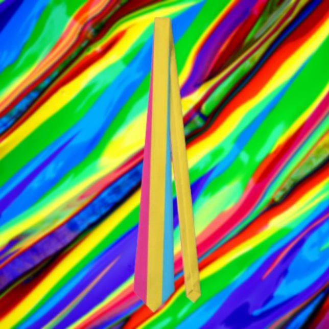 Dar o Nó com Orgulho: Gravata Pansexual (Criador carregado)