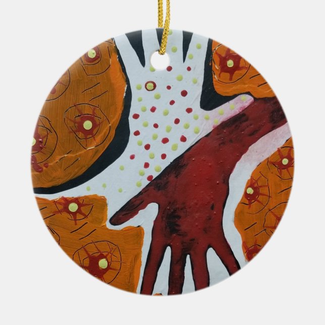 Dar um Ornamento Mão (Frente)