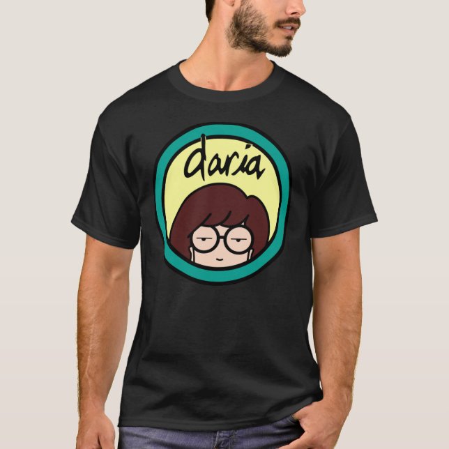 Daria - Logotipo clássico do T-Shirt (Frente)