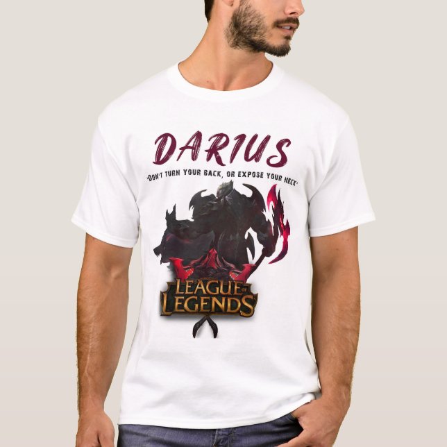 Darius T-Shirt da liga de lendas (Frente)