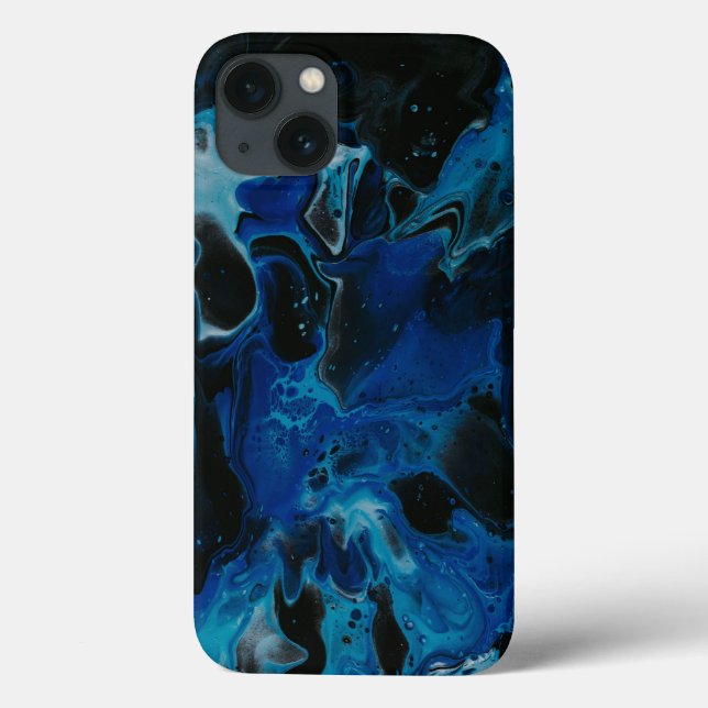Dark blue psychedelic liquid (Verso)