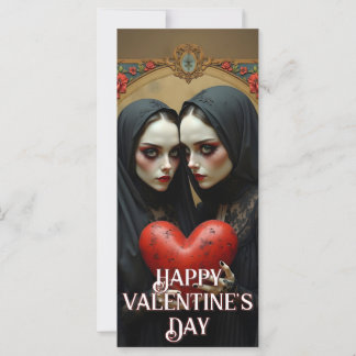 Dark Gothic Lovers with Crimson Heart